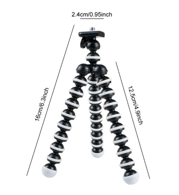 Akrobat Ayaklı Tripod 16 cm (+Telefon Tutucu)