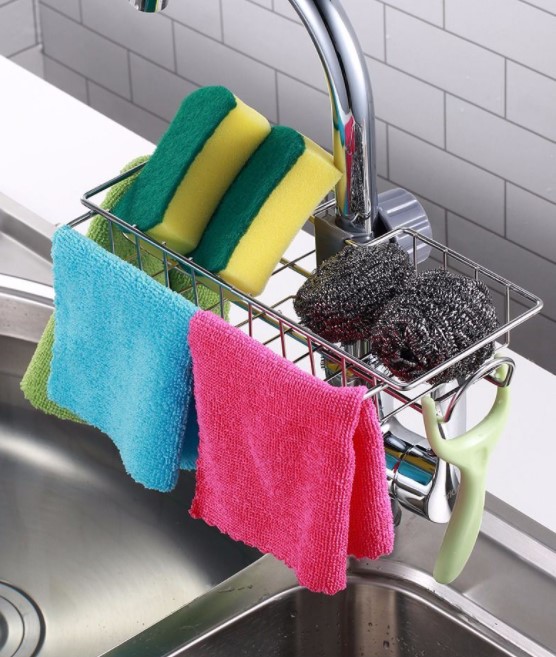 Büyük Boy Mutfak ve Banyo Organizer Demir Raf