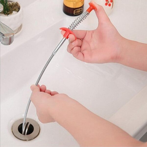 Esnek Lavabo Tıkanıklık Açıcı Tel