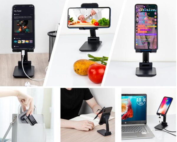 Katlanabilir Masaüstü Telefon ve Tablet Tutucu