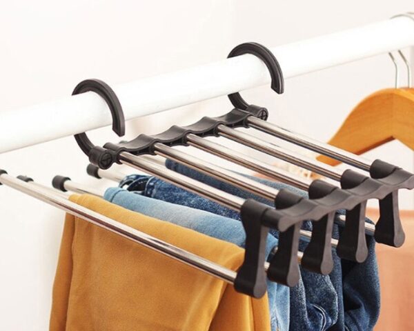 Pantolon Askılık 5 Li Hareketli Askı