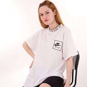 Beyaz Yaka Nakış Air Tshirt