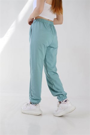 Mint Çift Çizgi Bol Eşofman