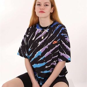 Mor Boya Desen Unisex Tshirt