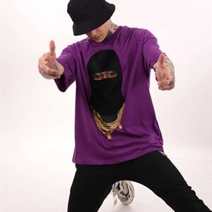 Mor Kar Maskesi Man Tshirt