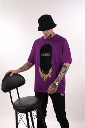 Mor Kar Maskesi Man Tshirt