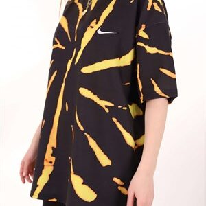 Sarı Boya Desen Unisex Tshirt