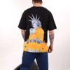 Siyah Özgürlük Anıtı Man Tshirt