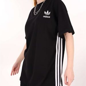 Siyah Yanı Şeritli Unisex Tshirt