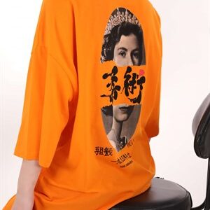 Turuncu Elizabeth Oversize Tshirt