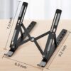 7-Kademeli-Ayarli-Katlanabilir-Laptop-Tablet-Standi-Siyah-3