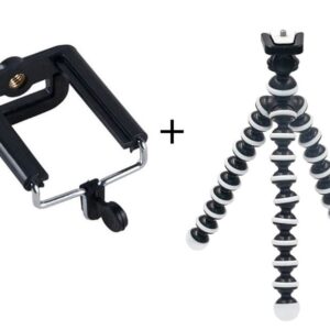 Akrobat Ayaklı Tripod 16 cm (+Telefon Tutucu)