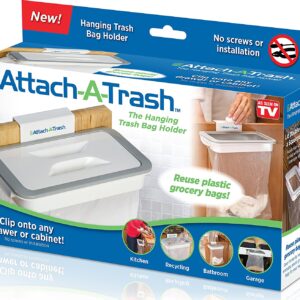 Attach A Trash Kapaklı Çöp Poşeti Tutucu Aparat