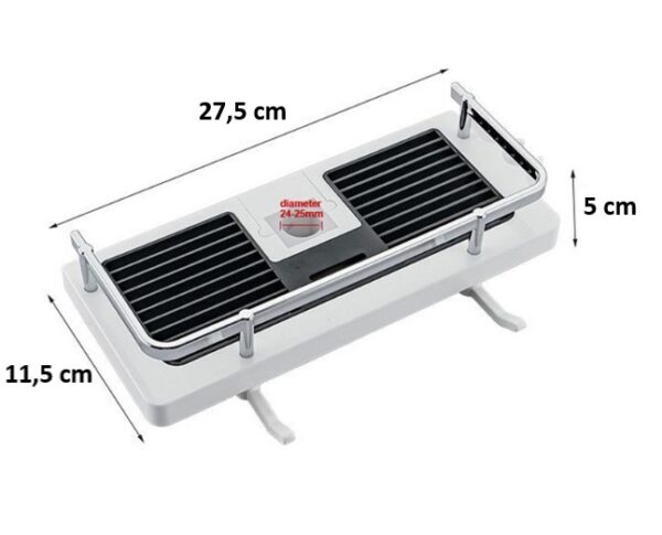 Banyo Duş Organizer Sabunluk Metalik Korumalı