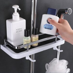 Banyo Duş Organizer Sabunluk Metalik Korumalı