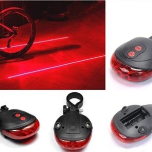 Bisiklet Arka Stop Lambası Lazer Şeritli Led Işık