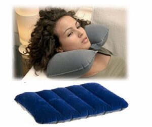 Havalı Seyehat Yastığı ve Minder ( 2 li set )