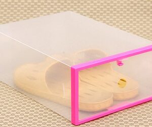 Kapaklı Şeffaf Ayakkabı Kutusu Bayan