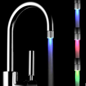Led Işıklı Musluk Başlığı Kırmızı