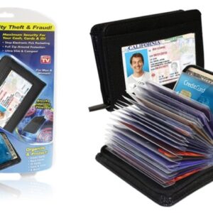 Lock Wallet Güvenlikli Kartlık 36 Kart Kapasiteli