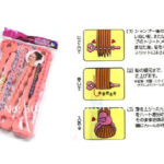 Pembe Sünger Saç Kıvırıcı Roller Şerit ( 6 parça )