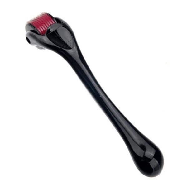 BUFFER® Çift Taraflı Roller Yeşim Taşı Ve 540 İğneli Dermoroller Titanyum Cilt Yenileme Ve Masaj Aleti Seti