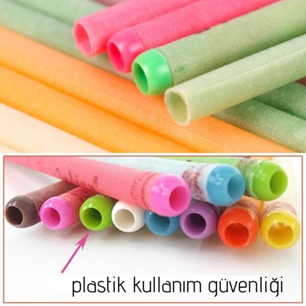 BUFFER® Evde Doğal Aromaterapi Kulak İçi Buşon Dış Kulak Bakım Aracı Kiri Temizleme Mumu Balmumu Wax 2li