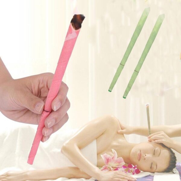 BUFFER® Evde Doğal Aromaterapi Kulak İçi Buşon Dış Kulak Bakım Aracı Kiri Temizleme Mumu Balmumu Wax 2li