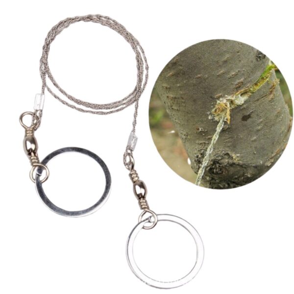 BUFFER® Karavanda ,Kampda  Taşınabilir Mini  Zincir  Cep Testeresi Dişli Tel Ahşap Plastik Metal Kesici