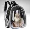 BUFFER® Şeffaf Astronot Kapsül Kedi Köpek Seyahat Yolculuk Fermuarlı Hava Alan Taşınabilir Sırt Çantası BUFFER® Şeffaf Astronot Kapsül Kedi Köpek Seyahat Yolculuk Fermuarlı Hava Alan Taşınabilir Sırt Çantası