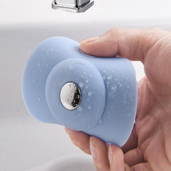 BUFFER® Silikon Malzeme Banyo Mutfak Gider Evye Lavabo İçine Çöp Tıpası Kaydırmaz Süzgeç Çeşitleri Modelleri