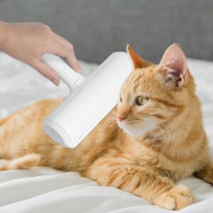 BUFFER® Hazneli Kedi Köpek Evcil Hayvan Kazak Kıyafet Elbise Halı Yatak Tüy Temizleyici Kıl Toz Toplayıcı