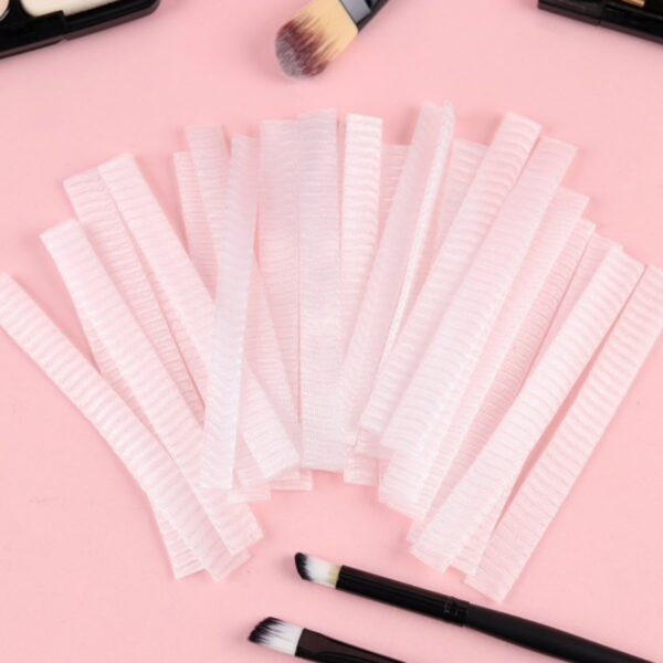 BUFFER® Makyaj Far Allık Kontür Eyeliner Fırça Malzemeleri Ürünleri Koruyucu File Kapak Örgü Kılıf Set 20li