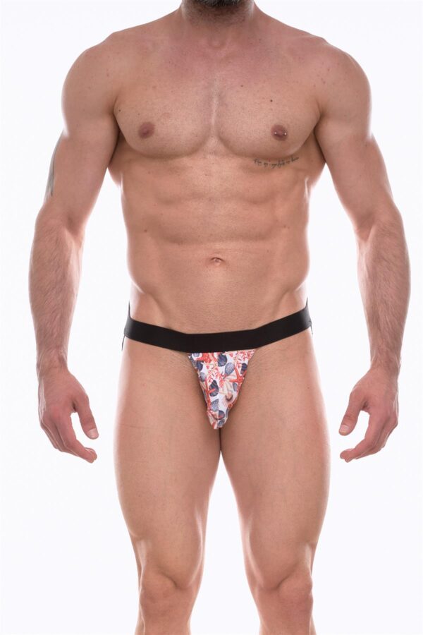 Don Moris Erkek Desenli Jockstrap Çamaşır