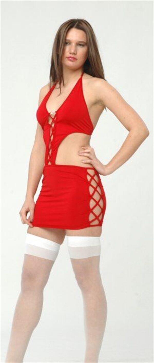 Terry Pau TP091205 Criss Cross Seksi Elbise