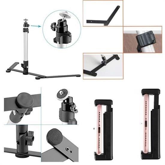 BUFFER® 10inç 26cm Youtube Instagram Tiktok Selfie Stüdyo Video Fotoğraf Ring Light Led Halka Işıkl
