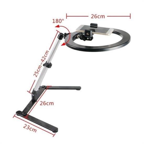 BUFFER® 10inç 26cm Youtube Instagram Tiktok Selfie Stüdyo Video Fotoğraf Ring Light Led Halka Işıkl