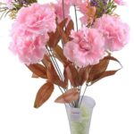 BUFFER® 11 Dallı 50 cm Karanfil Yapay Çiçek Pembe-CK002PE