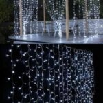 BUFFER® 2x2 Metre 320 Led 8 Fonskiyonlu Dekoratif Led Perde Beyaz Renk