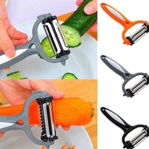 BUFFER® 3 Başlıklı Paslanmaz Çelik Kabuk Soyacağı Jülyen Doğrayıcı Bıçak