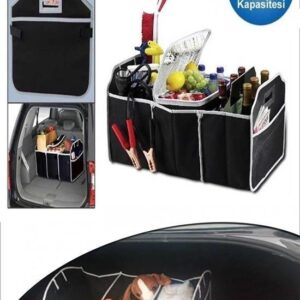 BUFFER® 3 Bölmeli Katlanabilir Araç Oto Araba Bagaj Düzenleyici Organizer