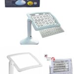 BUFFER® 3 Kat Büyüten Çok Amaçlı Ayaklı Standlı Işıklı Büyüteç Aparat