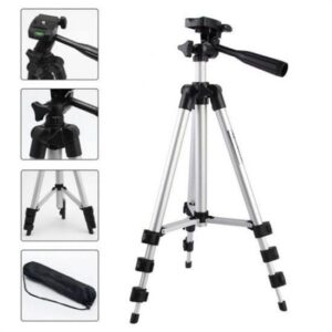 BUFFER® 360 Derece Ayarlanabilir Katlanabilir Profesyonel Çekime Uygun 150 cm Ayaklı Tripod