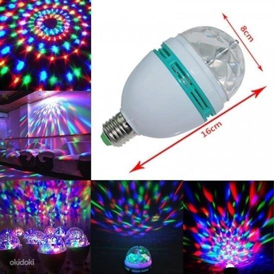 BUFFER® 360 Derece Dönen Disko Tarzı Renkli Dekoratif Disco Lamba