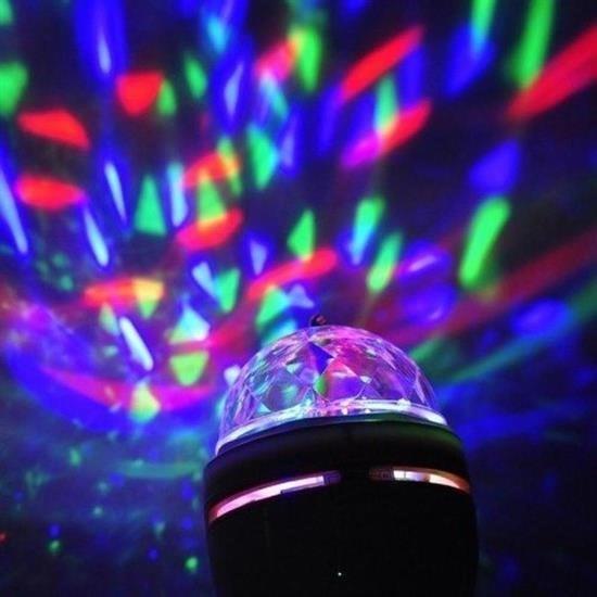 BUFFER® 360 Derece Dönen Disko Tarzı Renkli Dekoratif Disco Lamba
