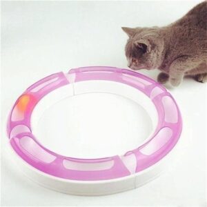 BUFFER® 360 Derece Kedi Tüneli Top Yakalama Çemberi  OyuncağıKedi Oyunu