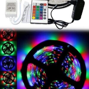 BUFFER® 5 mt 20 Fonksiyonlu Uzaktan Kumandalı RGB Gaming Led Şerit Işık