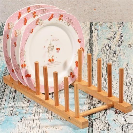 BUFFER® 6 Bölmeli Lux Bambu Tabaklık Organizer