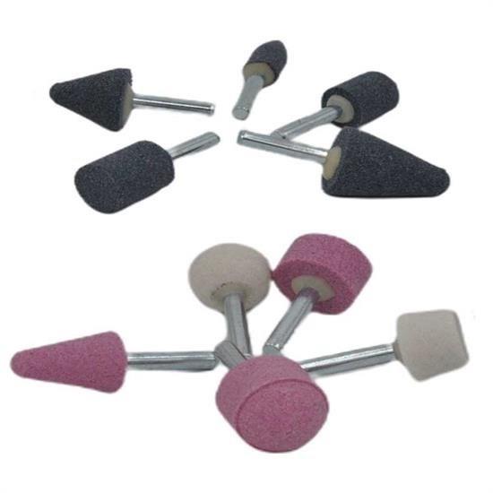 BUFFER® 6mm 10lu Taşlama Seti Gravür Dremel Taşlama Zımpara Ucu Seti