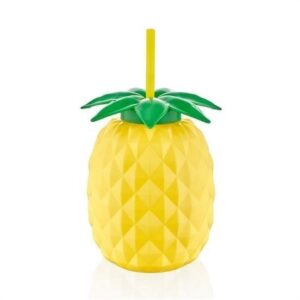 BUFFER® Ananas Şekilli Pipetli Suluk Bükülebilir Pipetli Matara